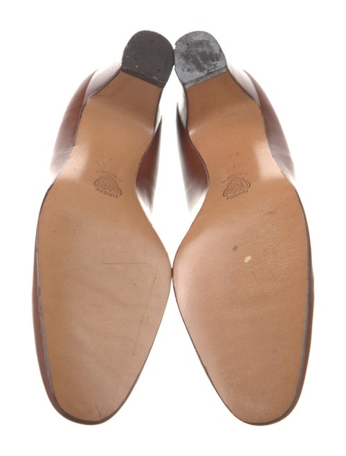 Gucci Interlocking G Logo Leather Pumps