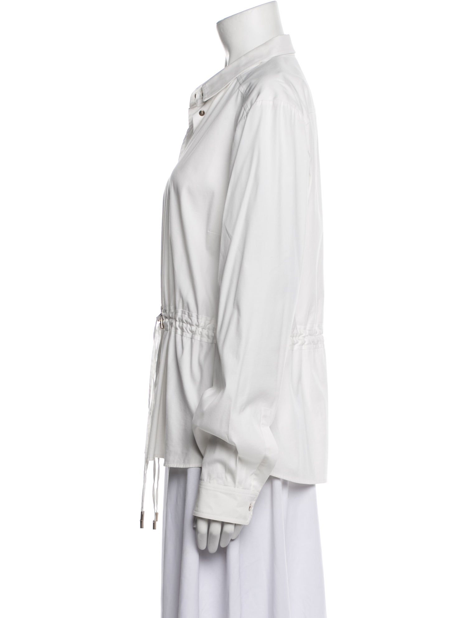 Gucci Long Sleeve Button-Up Top