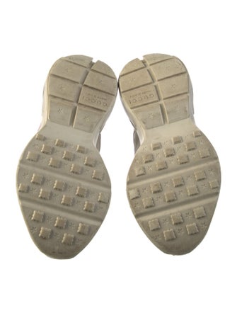 Gucci Leather Printed Chunky Sneakers