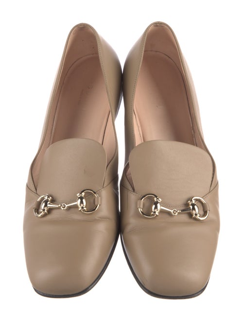 Gucci Horsebit Accent Leather Loafers