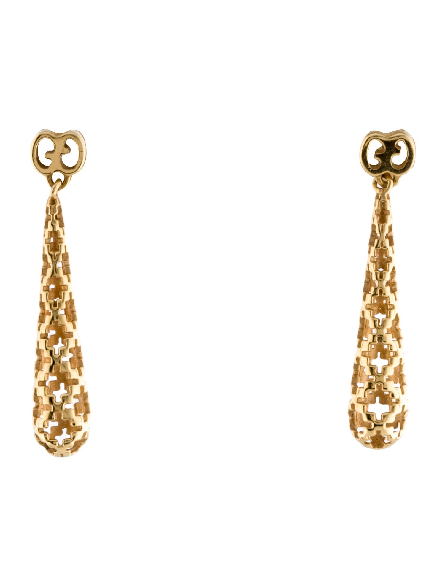 Gucci 18K Diamantissima Drop Earrings