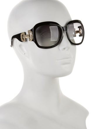 Gucci 1955 Horsebit Accent Oversize Sunglasses