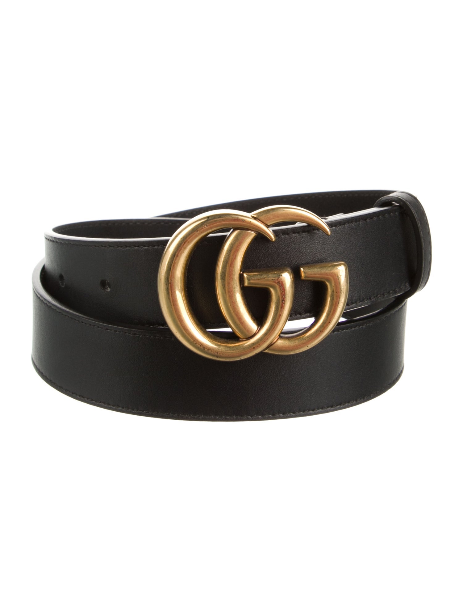 Gucci Skinny Leather Waist Belt