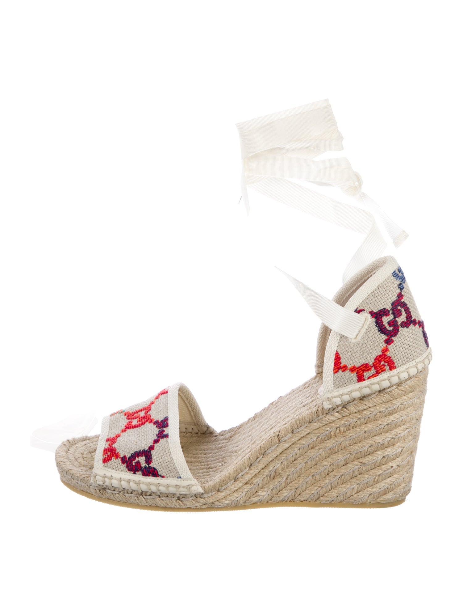 Gucci Canvas Printed Espadrilles