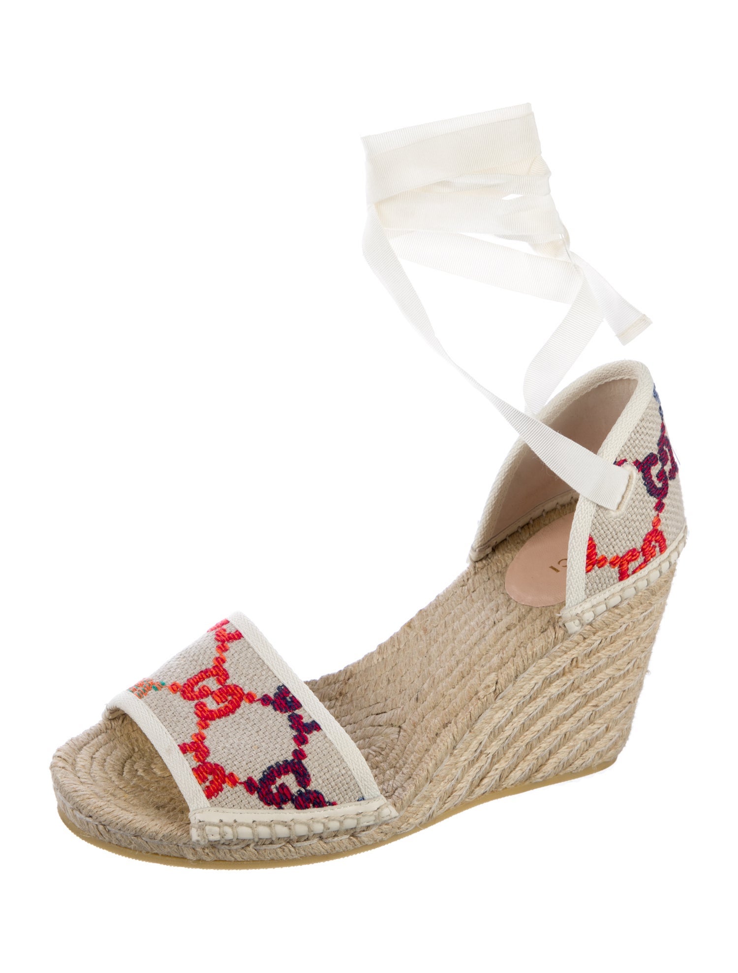 Gucci Canvas Printed Espadrilles