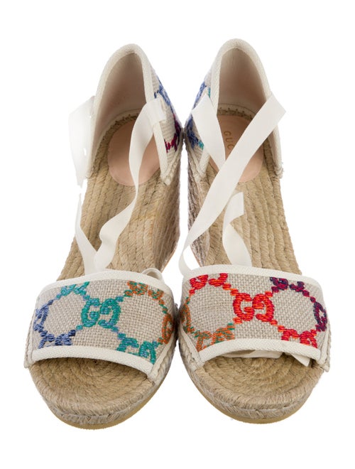 Gucci Canvas Printed Espadrilles