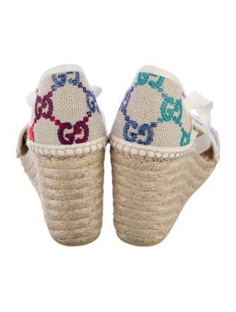 Gucci Canvas Printed Espadrilles