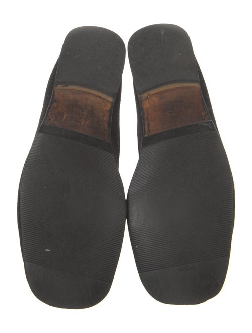 Gucci Horsebit Accent Suede Loafers