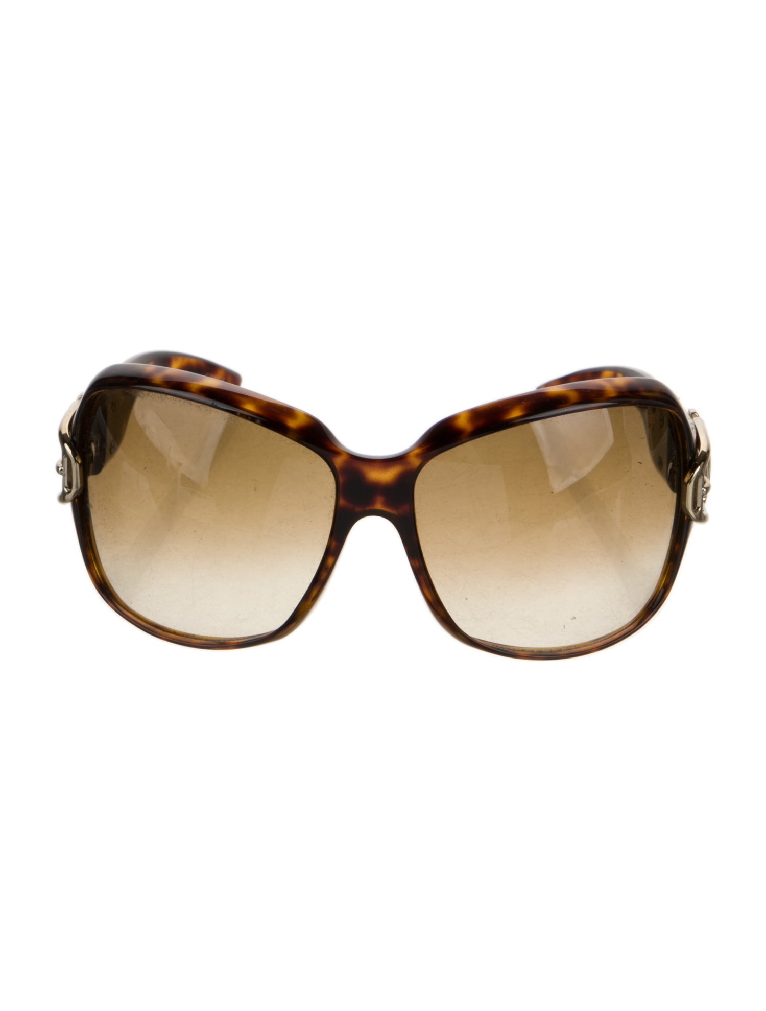 Gucci Web Accent Oversize Sunglasses