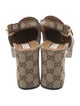 Gucci GG Canvas Canvas Slingback Pumps