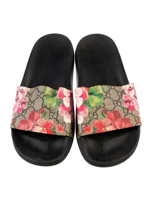 Gucci Flora Print Slides