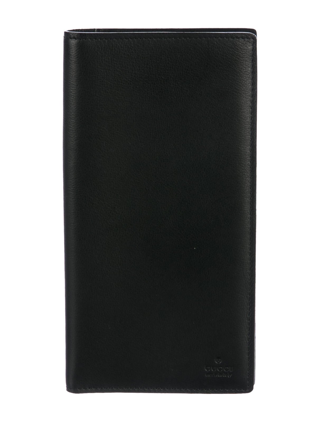 Gucci Leather Checkbook Cover