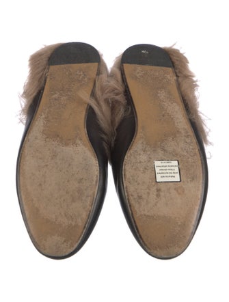 Gucci Horsebit Accent Leather Mules