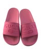 Gucci Interlocking G Logo Rubber Slides