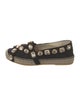 Gucci Canvas Crystal Embellishments Espadrilles