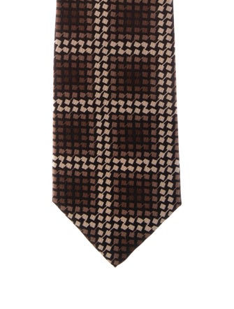 Gucci patterned silk tie