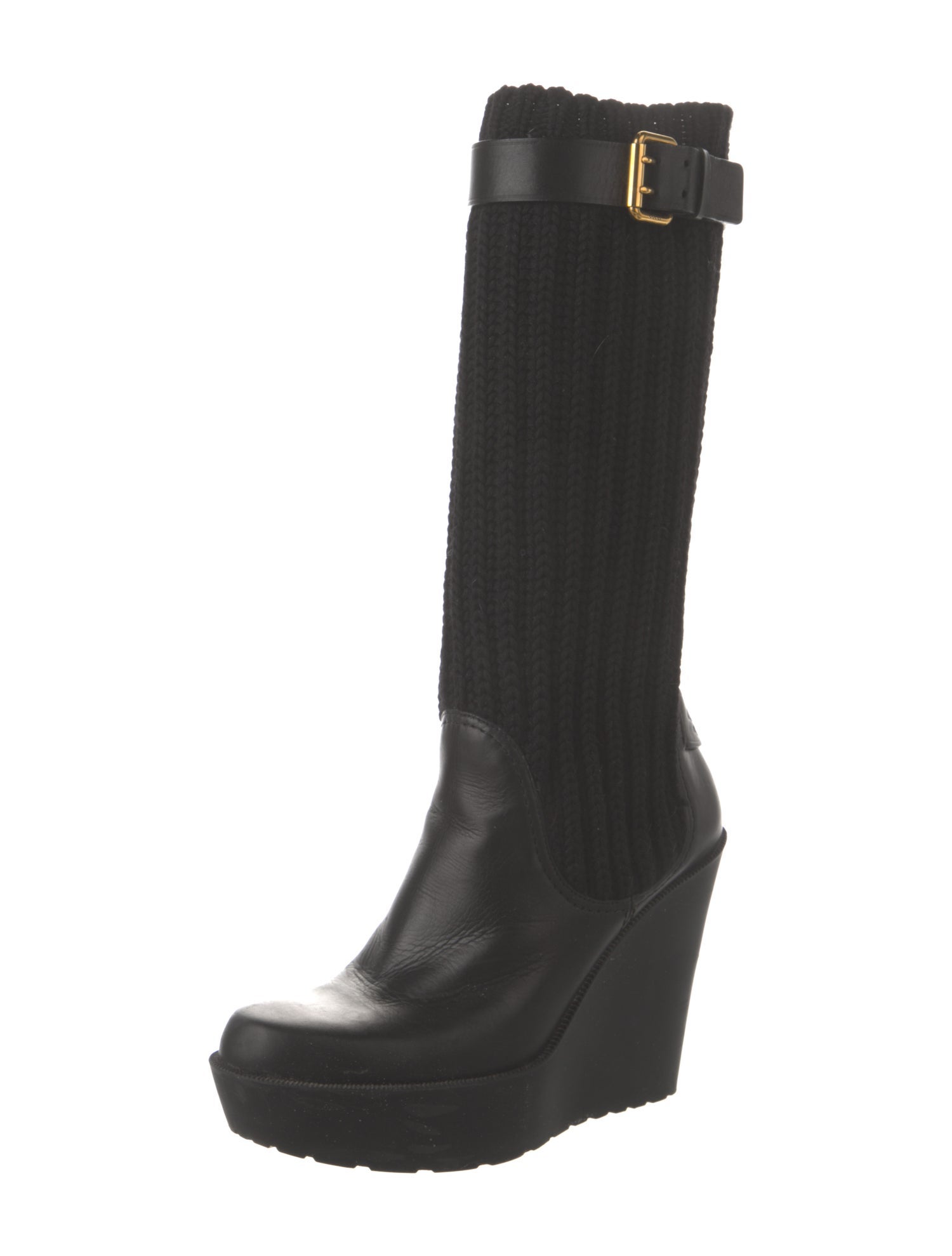 Gucci Leather Sock Boots