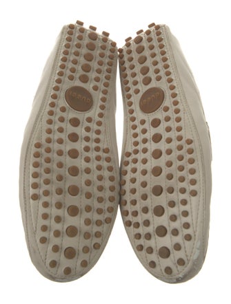 Gucci Sylvie Web Accent Leather Loafers