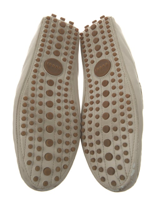 Gucci Sylvie Web Accent Leather Loafers