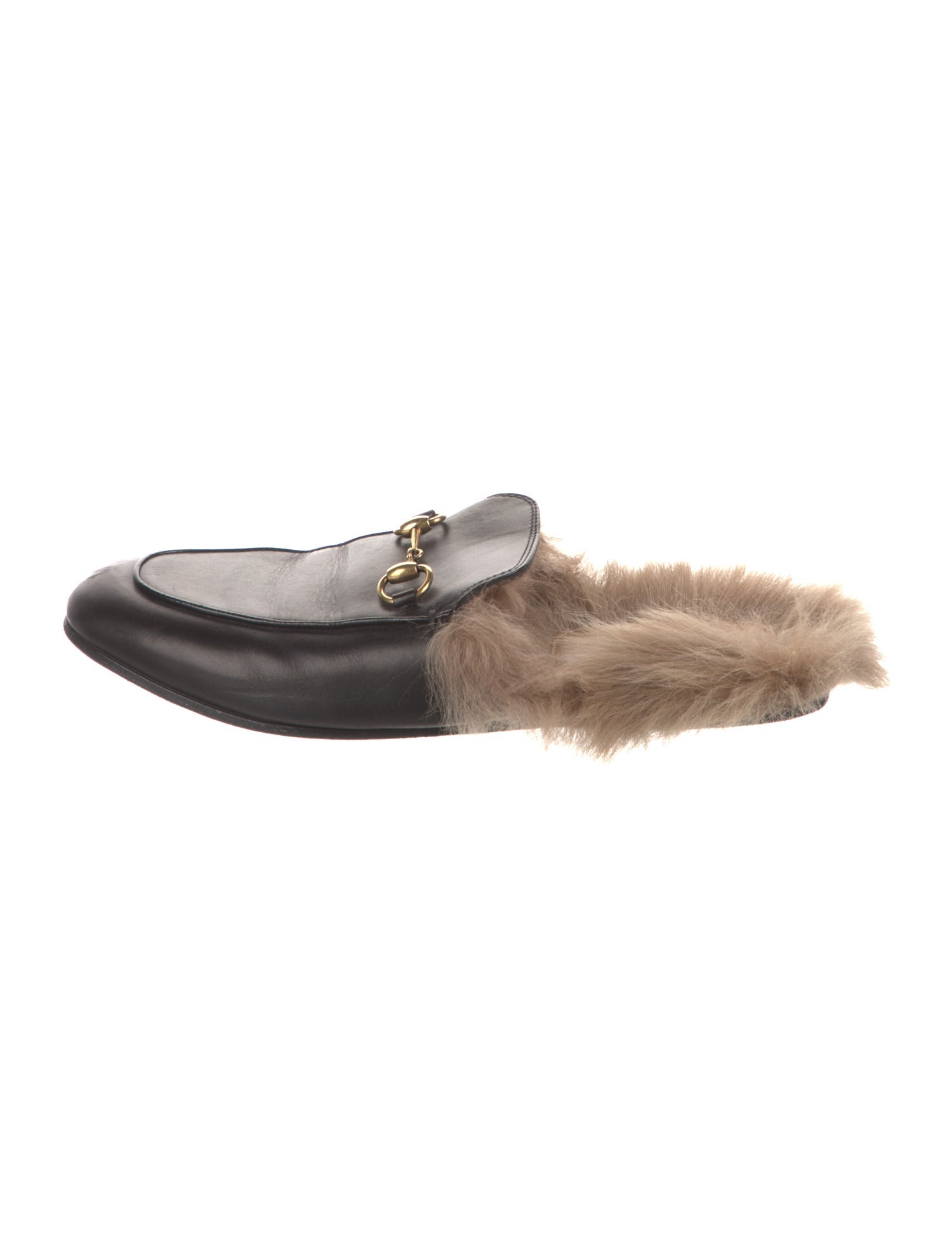 Gucci Horsebit Accent Leather Mules