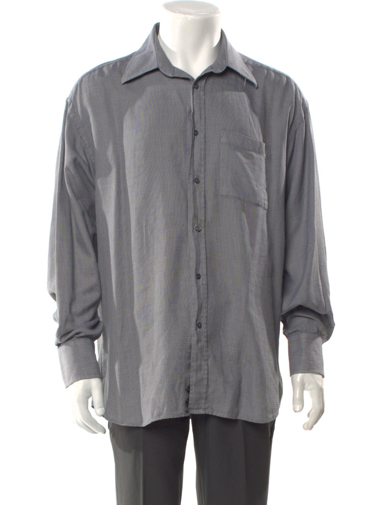 Gucci Kingsnake Long Sleeve Dress Shirt