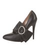 Gucci Leather Bow Accents D'Orsay Pumps