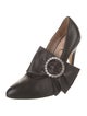Gucci Leather Bow Accents D'Orsay Pumps