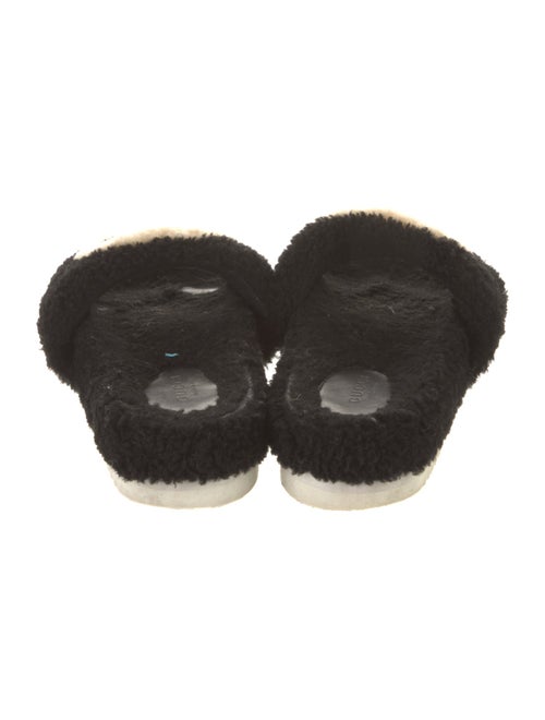 Gucci Interlocking G Logo Shearling Espadrilles