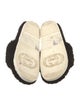 Gucci Interlocking G Logo Shearling Espadrilles