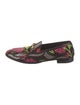Gucci Horsebit Accent Floral Print Loafers
