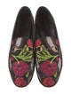 Gucci Horsebit Accent Floral Print Loafers