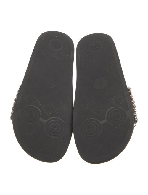 Gucci Sylvie Web Accent Rubber Slides