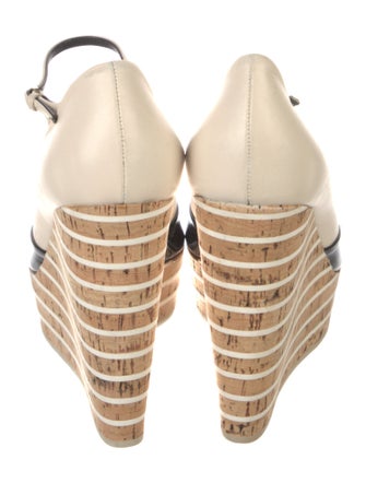 Gucci Interlocking G Logo Leather Espadrilles