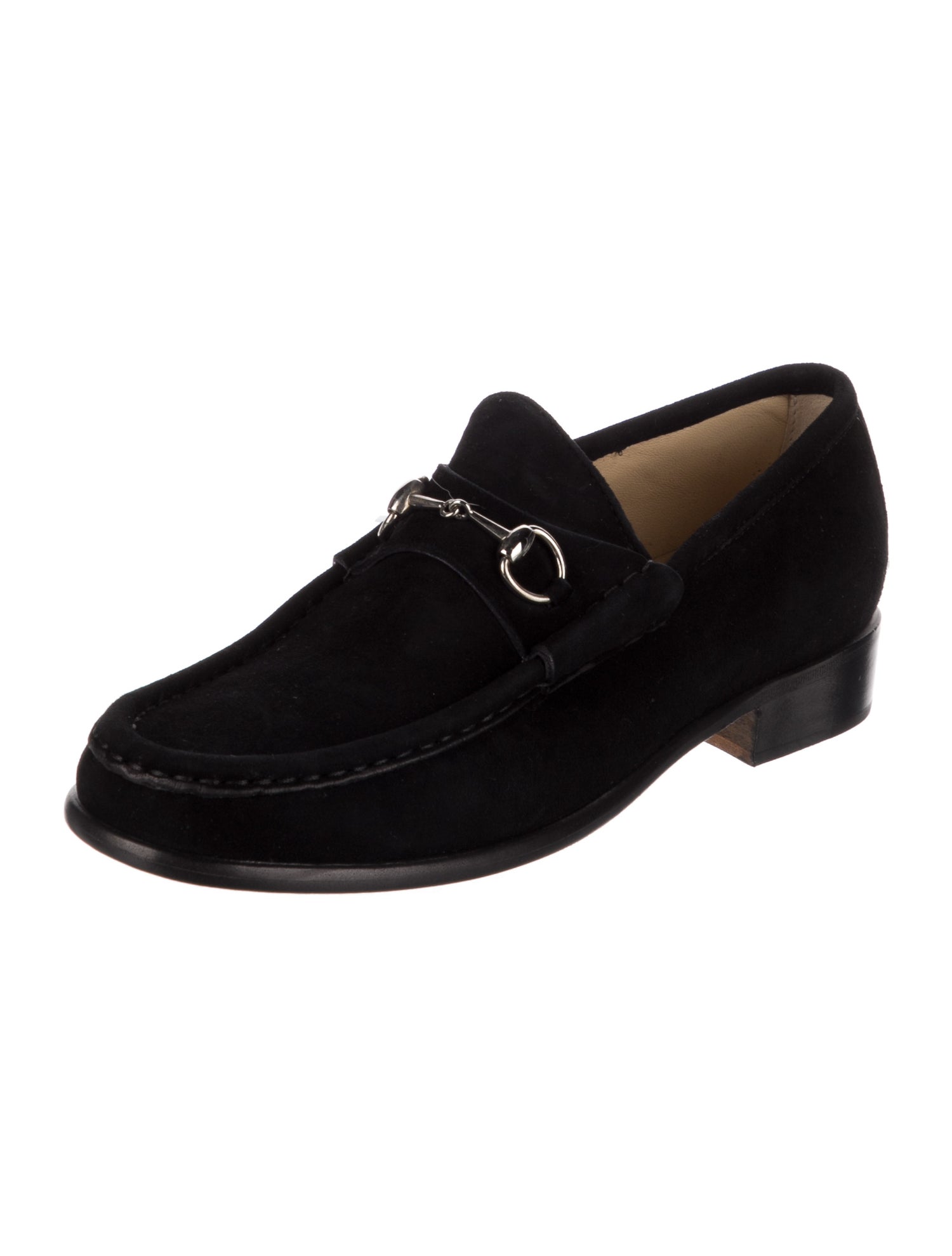 Gucci Vintage Horsebit Accent Loafers