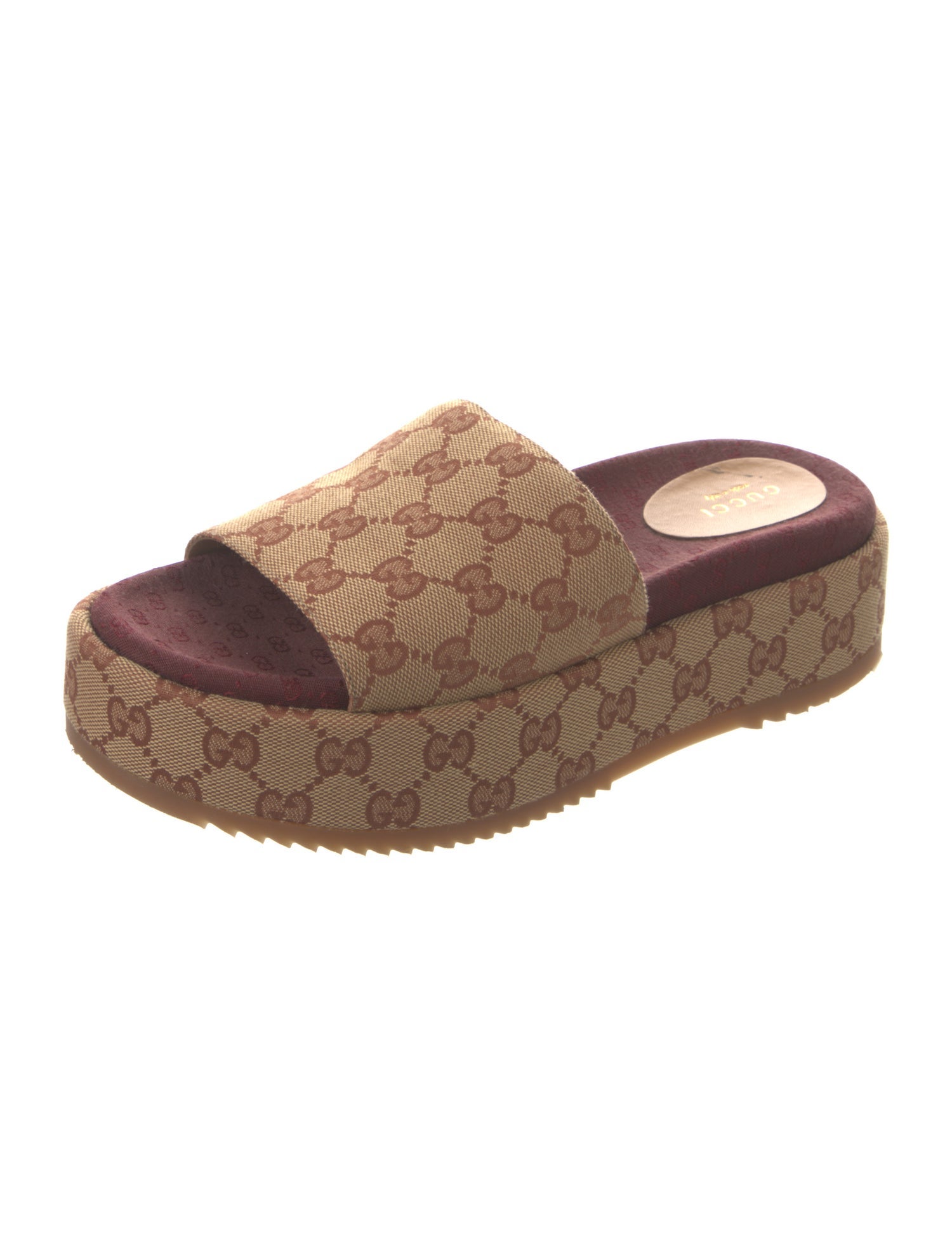 Gucci GG Canvas Canvas Slides