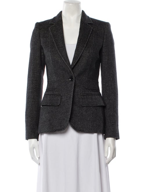 Gucci Alpaca Tweed Pattern Blazer
