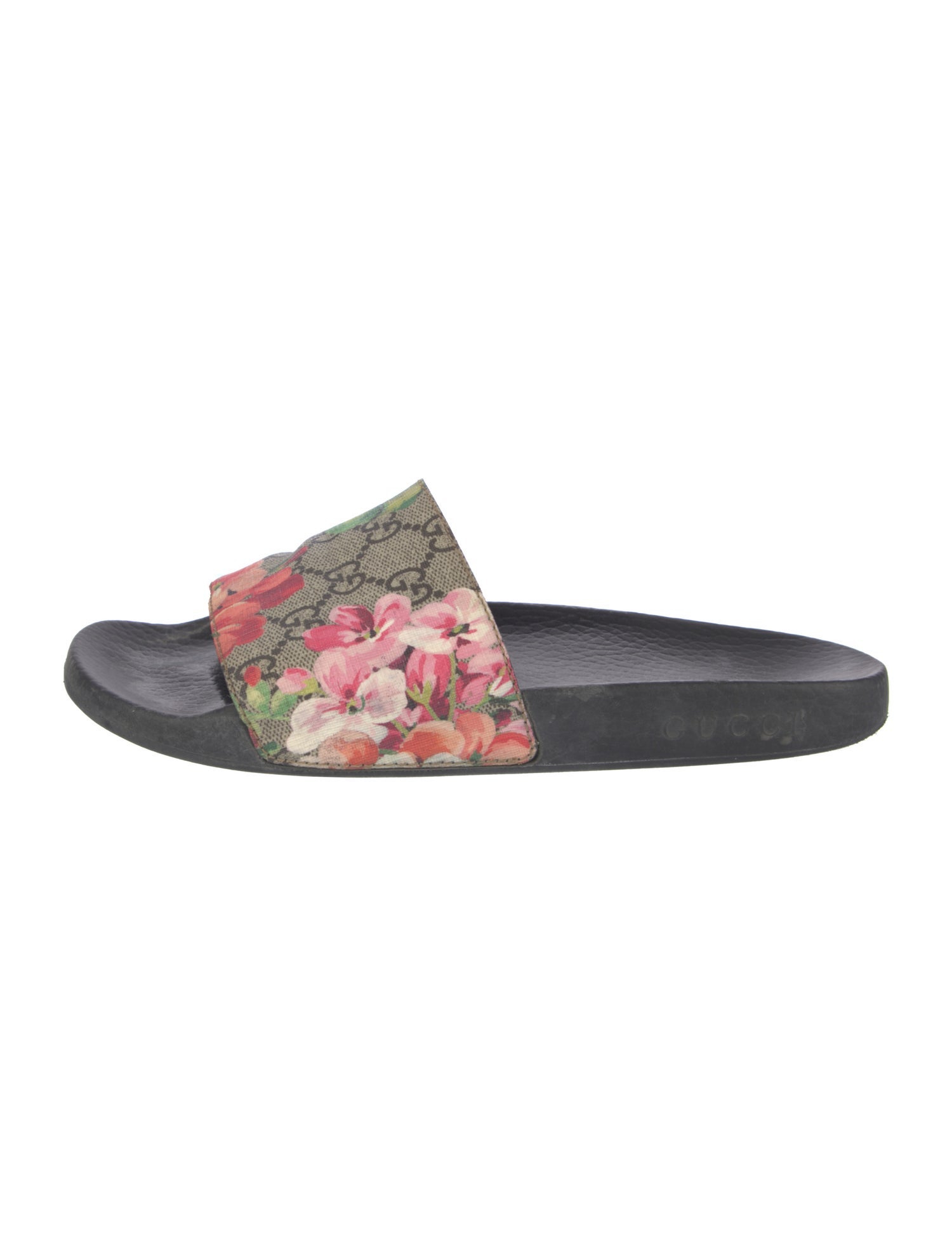 Gucci Flora Knight Print Slides