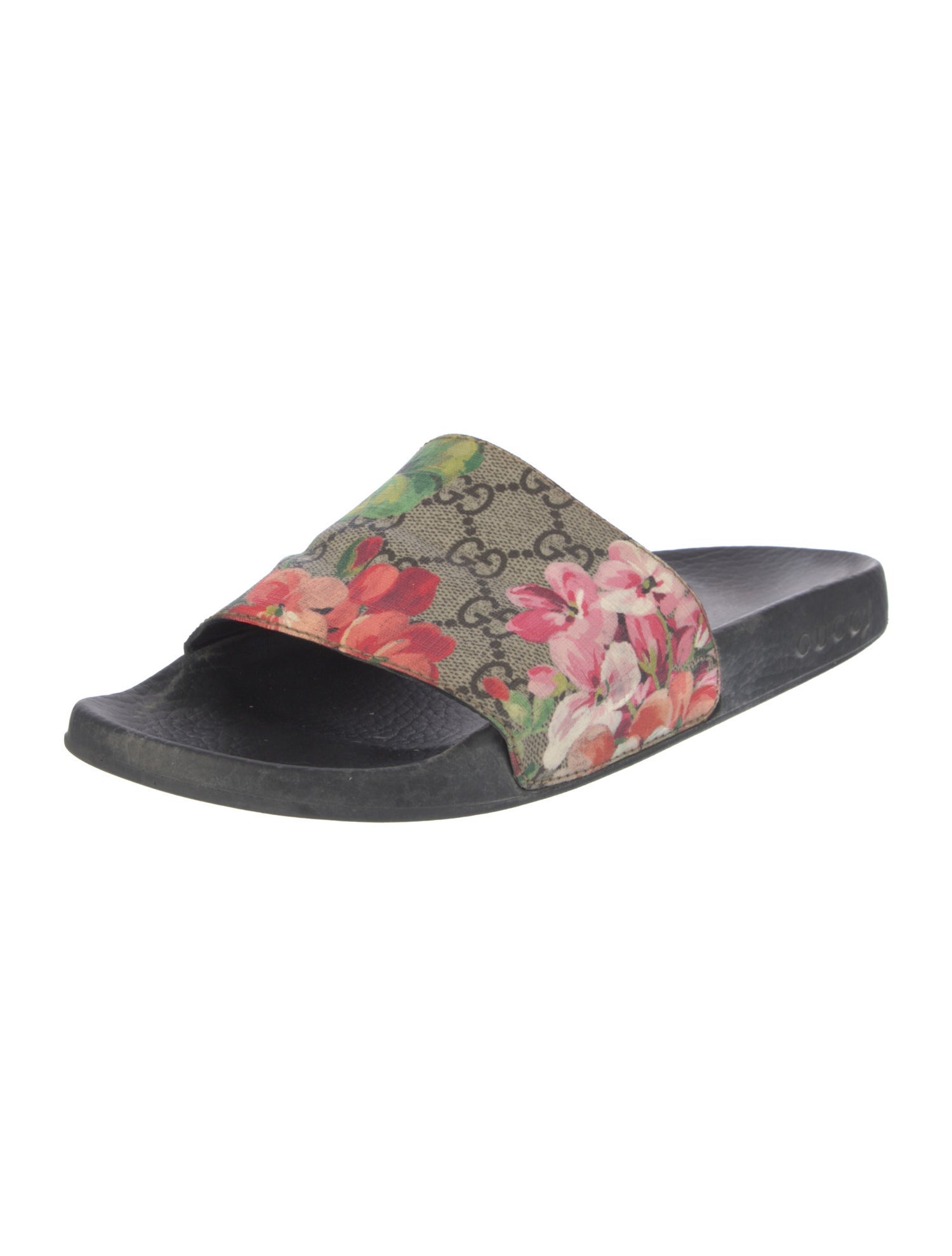 Gucci Flora Knight Print Slides