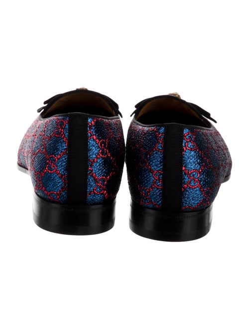 Gucci GG Logo Glitter Loafers