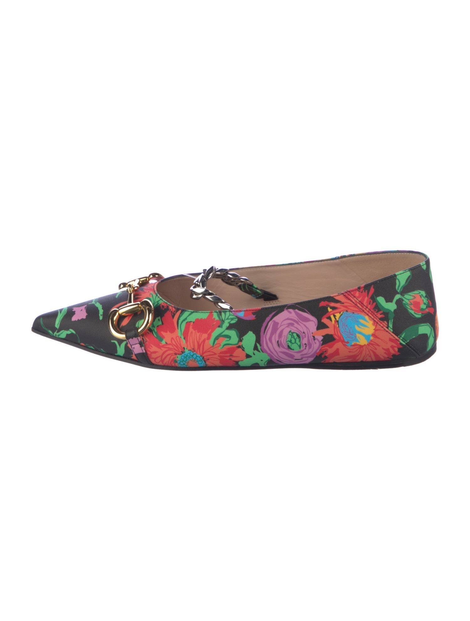 Gucci X Ken Scott Deva 1955 Horsebit Accent Ballet Flats