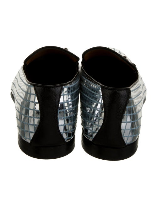 Gucci Horsebit Accent Canvas Loafers