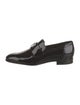 Gucci Horsebit Accent Patent Leather Dress Loafers