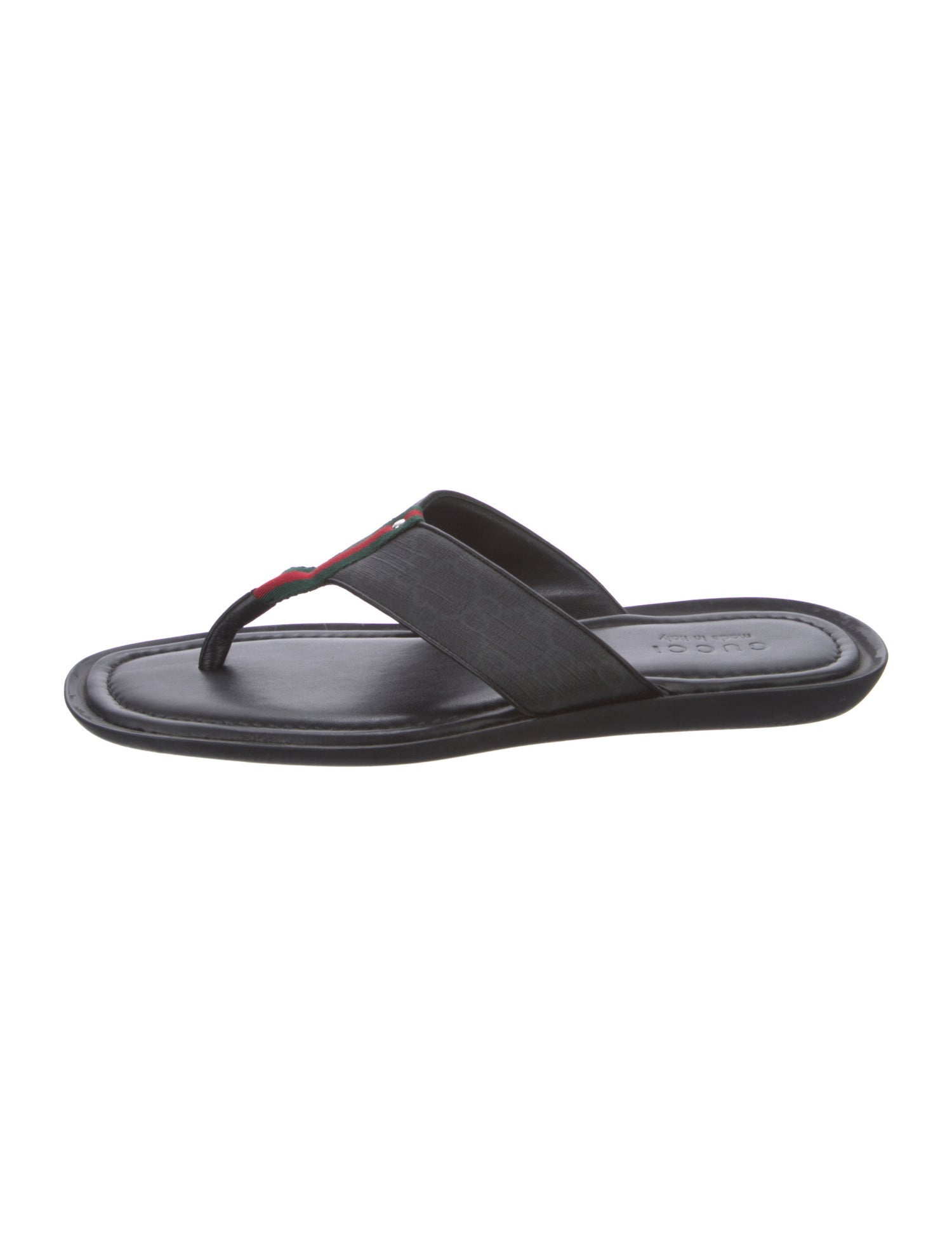 Gucci GG Supreme Flip Flops