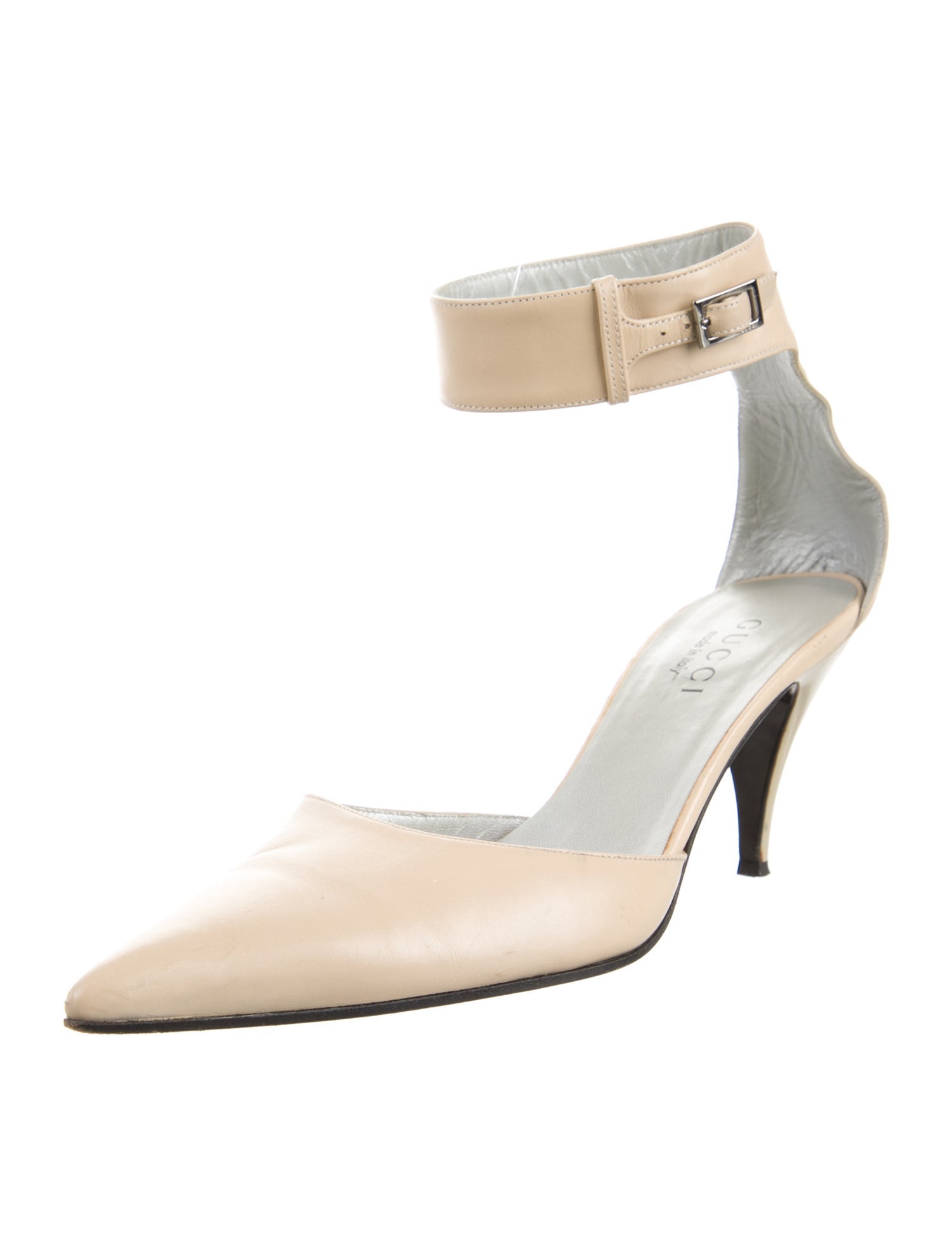 Gucci Leather D'Orsay Pumps