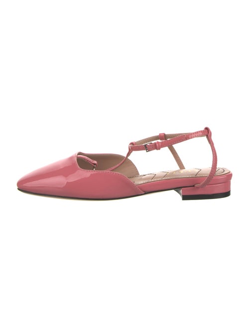 Gucci Patent Leather Slingback Flats