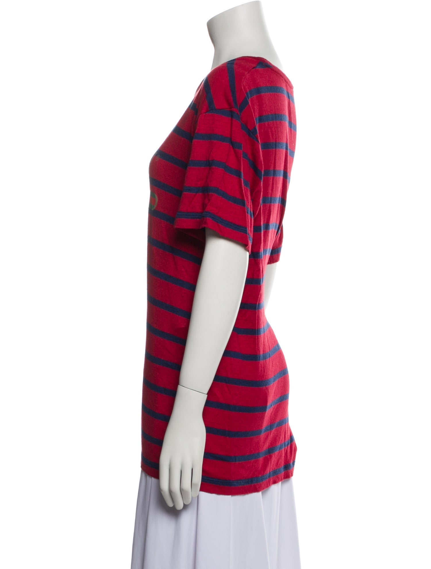 Gucci Linen Striped T-Shirt