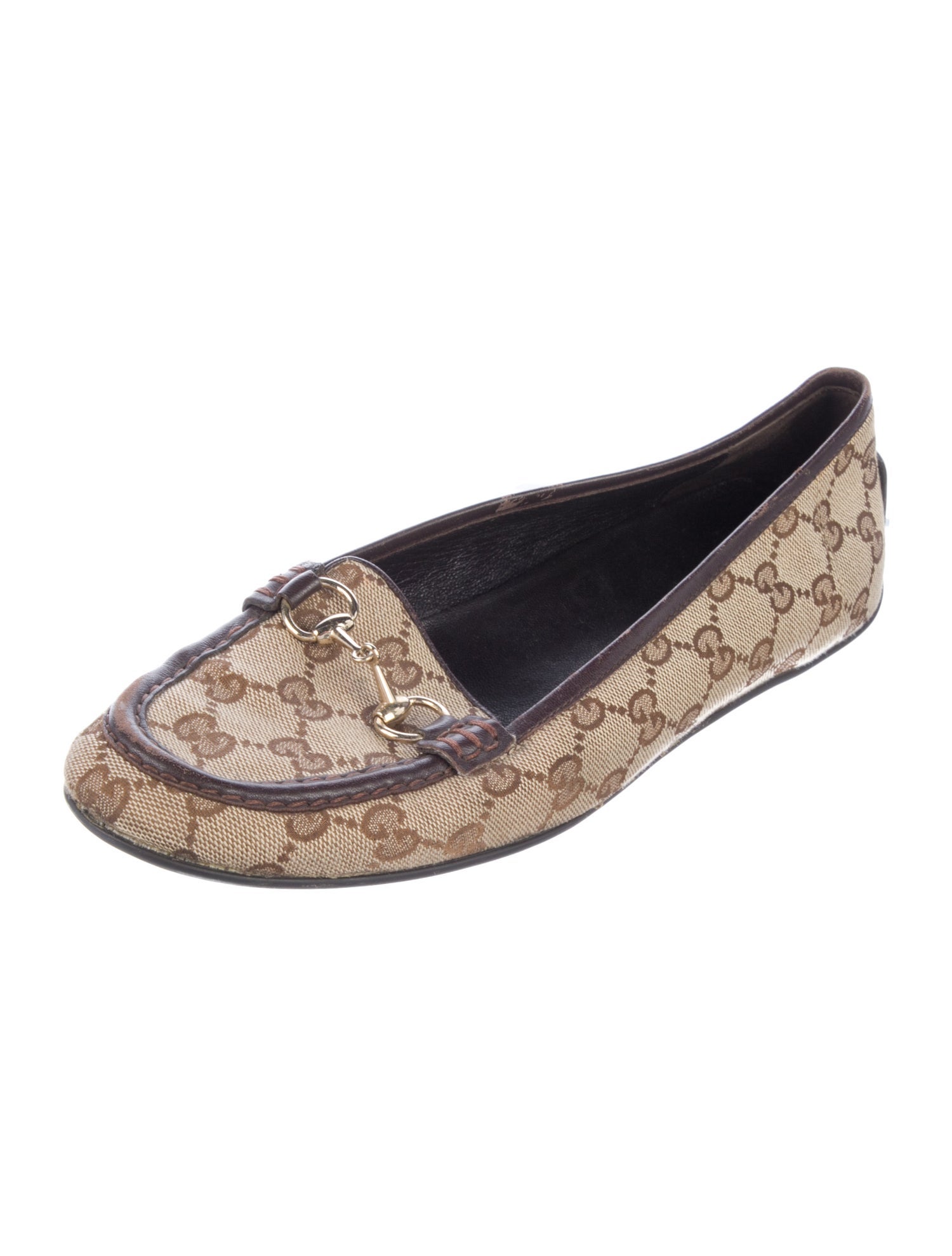 Gucci GG Canvas Canvas Ballet Flats