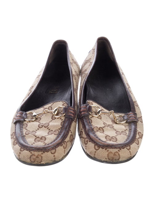 Gucci GG Canvas Canvas Ballet Flats