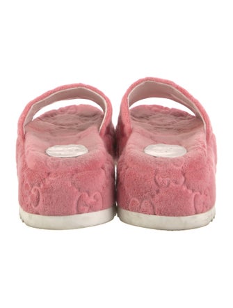 Gucci GG Signature Terry Cloth Slides