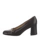 Gucci Horsebit Accent Leather Pumps